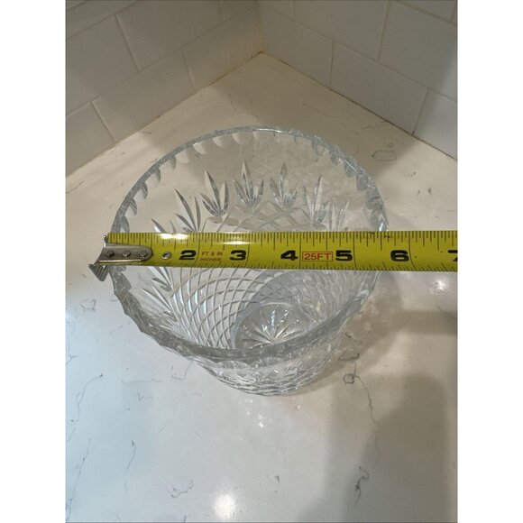 Crystal Clear Industries Stunning Cut Crystal 9” Tall Vase - Picture 5 of 6